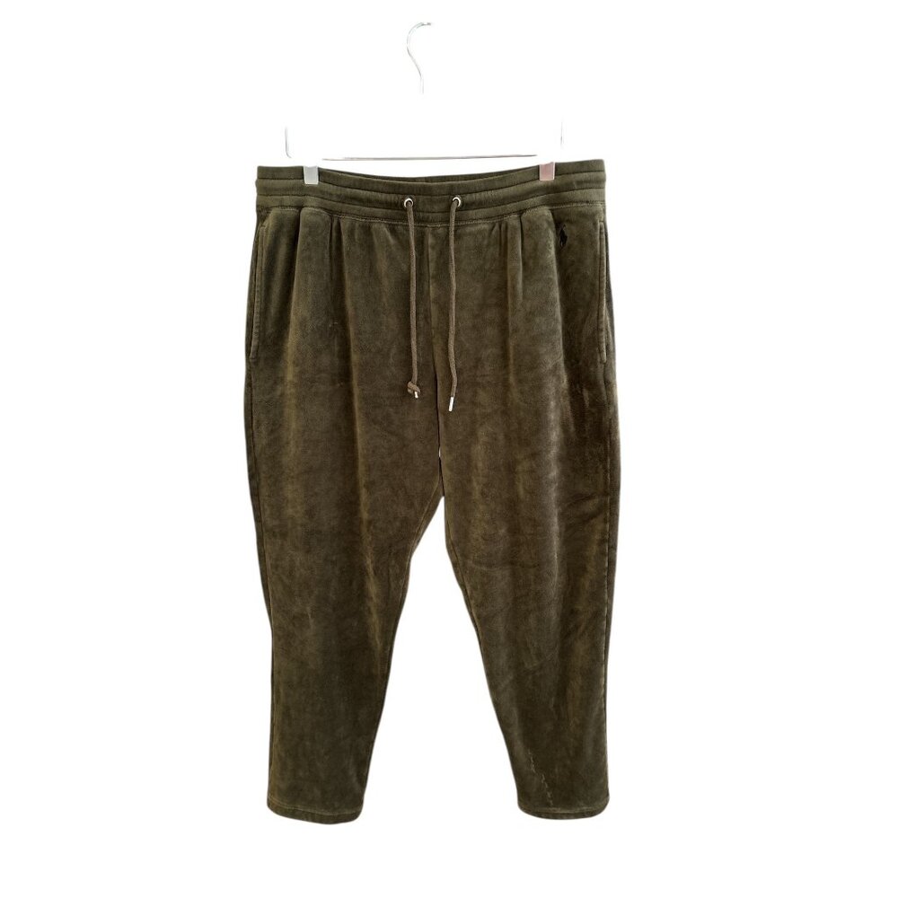 Polo Ralph Lauren Olive Green Sleepwear Pants L Polyester/Spandex Blend